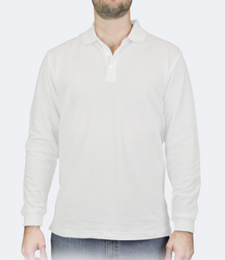  Port Authority Long Sleeve Pique Polo